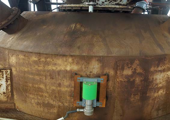 Na-22放射性仪表高炉炉顶料罐案例